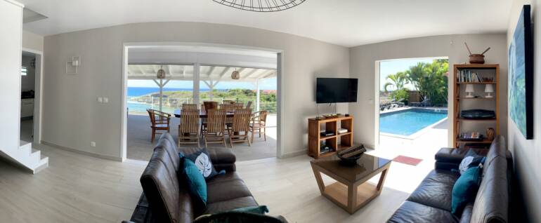 Location Villas “LaBarque” avec vue mer et piscine à Saint-François, Guadeloupe pour 8 à 12 personnes à partir de 482€/nuit