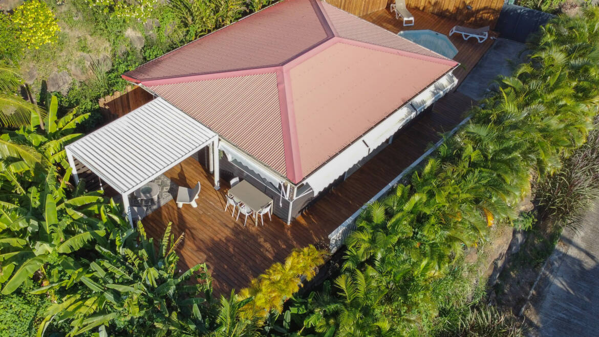 Location  pour 4 personnes Villa “Ô Perchée” avec piscine à Pointe-Noire, Guadeloupe à partir de  171 €/nuit