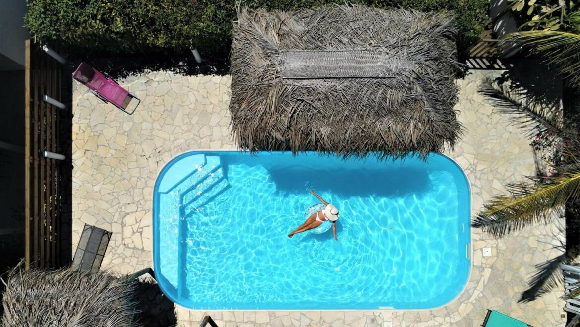 “Gite Cannelle” -Location de Bungalow avec piscine  à Saint-François, Guadeloupe pour 2 personnes à partir de 350 €/ semaine