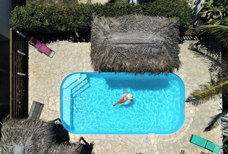 “Gite Cannelle” -Location de Bungalow avec piscine  à Saint-François, Guadeloupe pour 2 personnes à partir de 350 €/ semaine