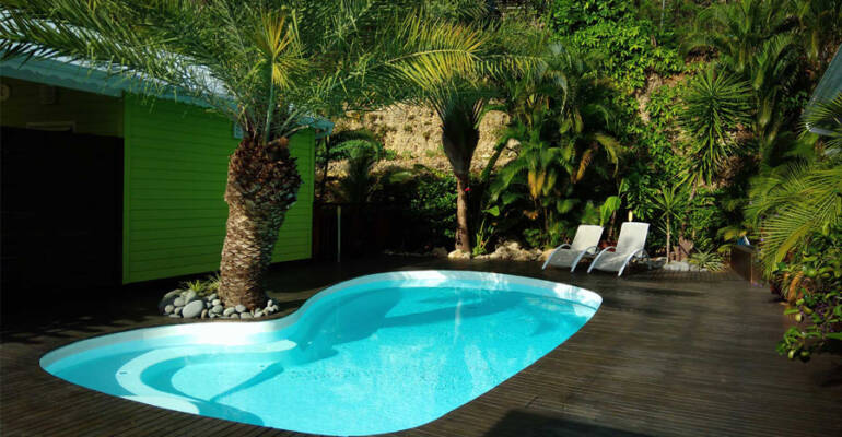 Location “Gites Les 3 Epices” – bungalows Le Gosier, Guadeloupe pour 2 à 4 personnes à partir de 65€/nuit